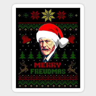 Sigmund Freud Merry Freudmas Magnet